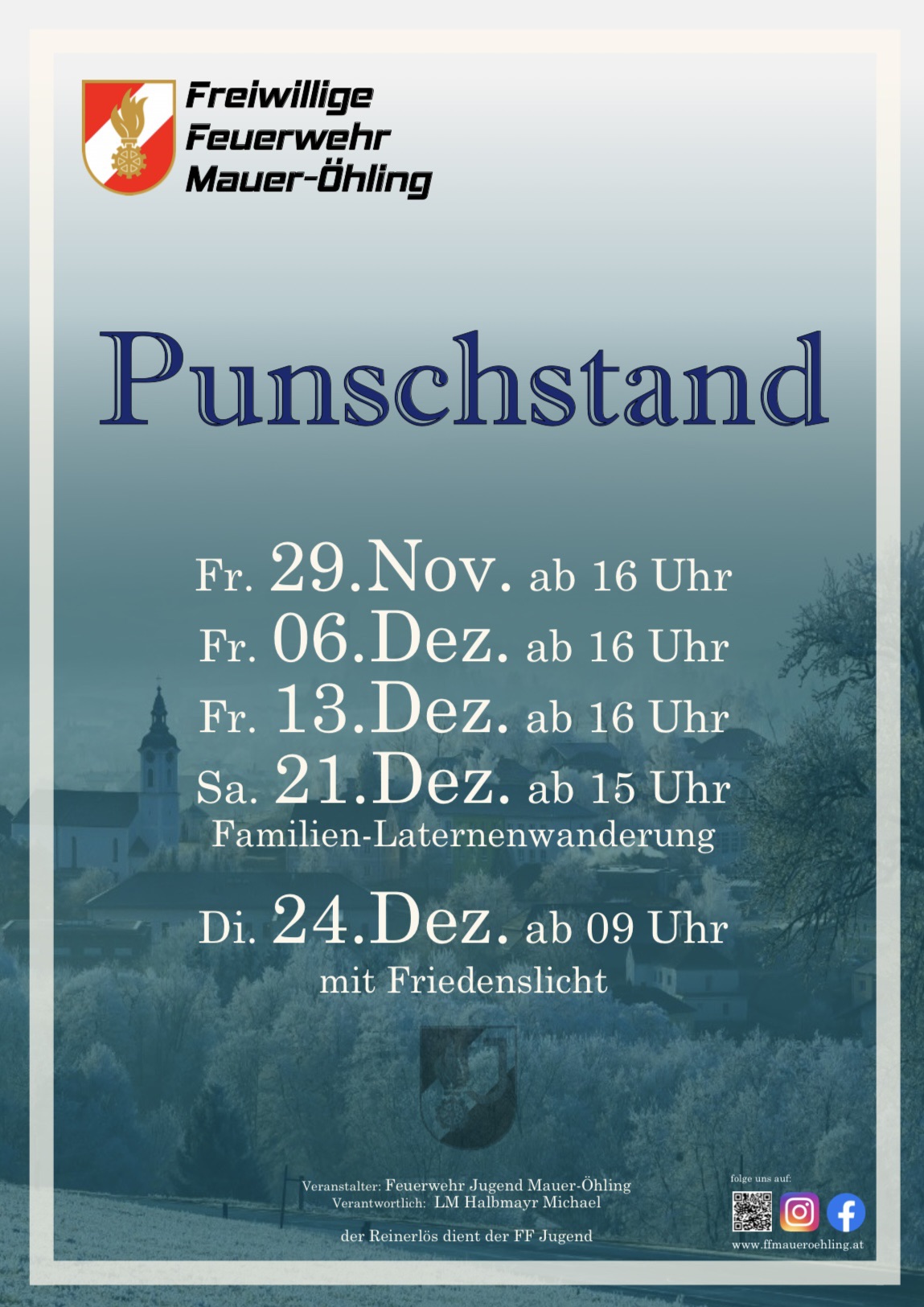 Punschstand der Feuerwehrjugend 2024